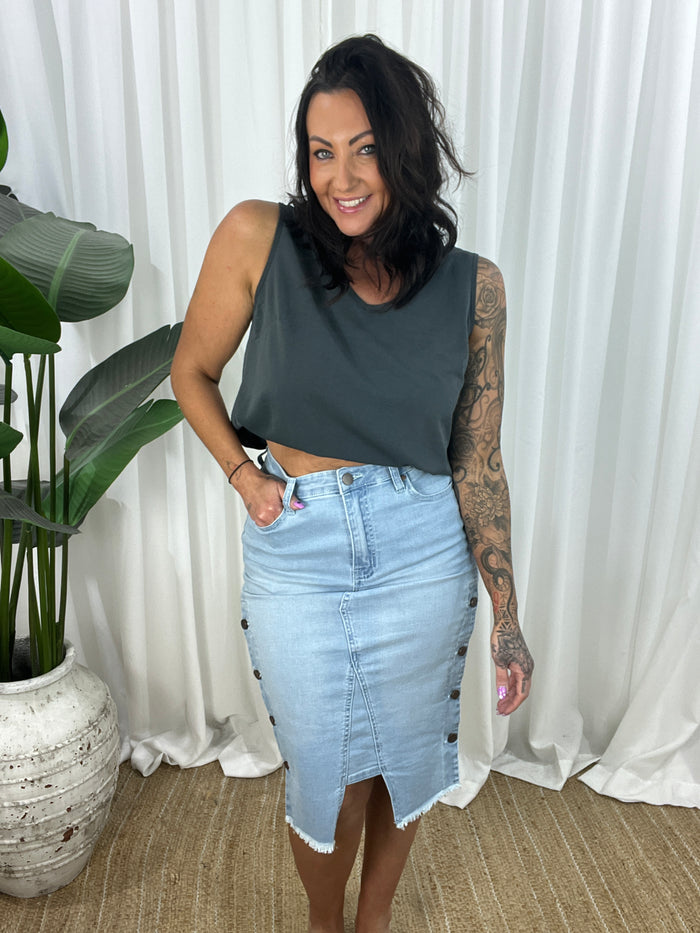 Leena Denim Skirt