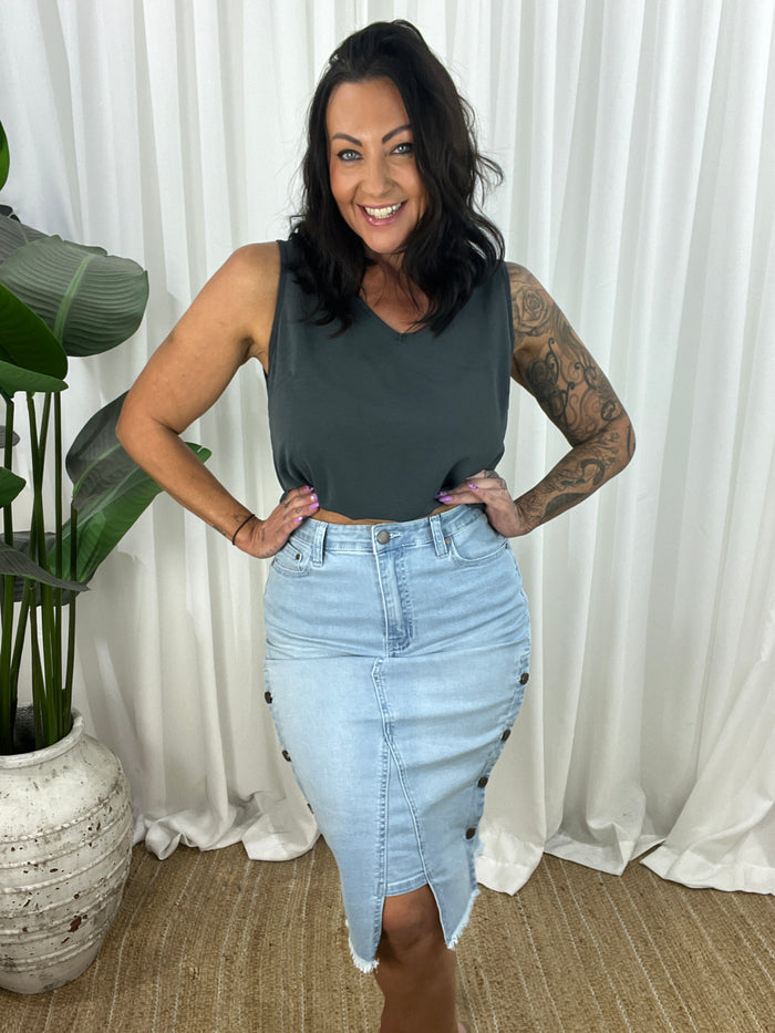 Leena Denim Skirt