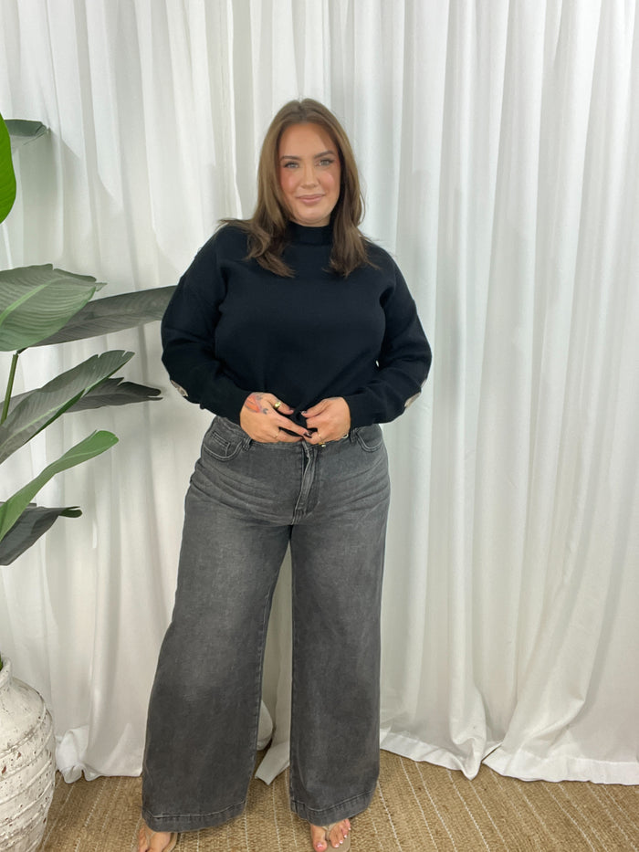 Lennox Jeans- Washed Black