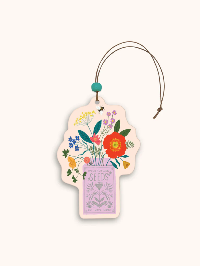 Let Love Grow Car Air Freshener