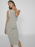 Lib Midi Dress (Eggnog/Black)