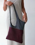 Linen tote bag GRANO in Double color
