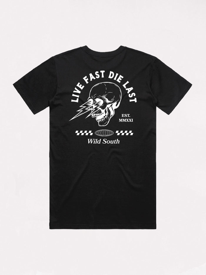 Live Fast Die Last Tee - Wild South Apparel