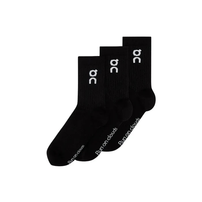 Logo Sock High 3P 'Black'