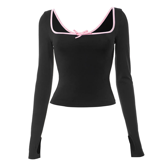 Fairy Bow Long Sleeve Top fashionnsio