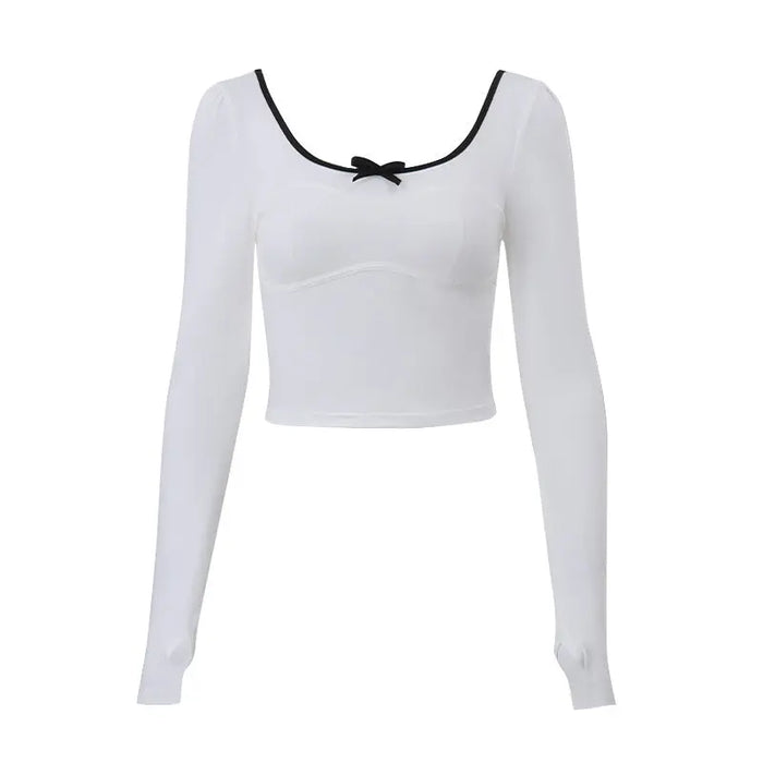 Fairy Bow Long Sleeve Top fashionnsio
