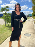 Long Sleeve Jersey Dress