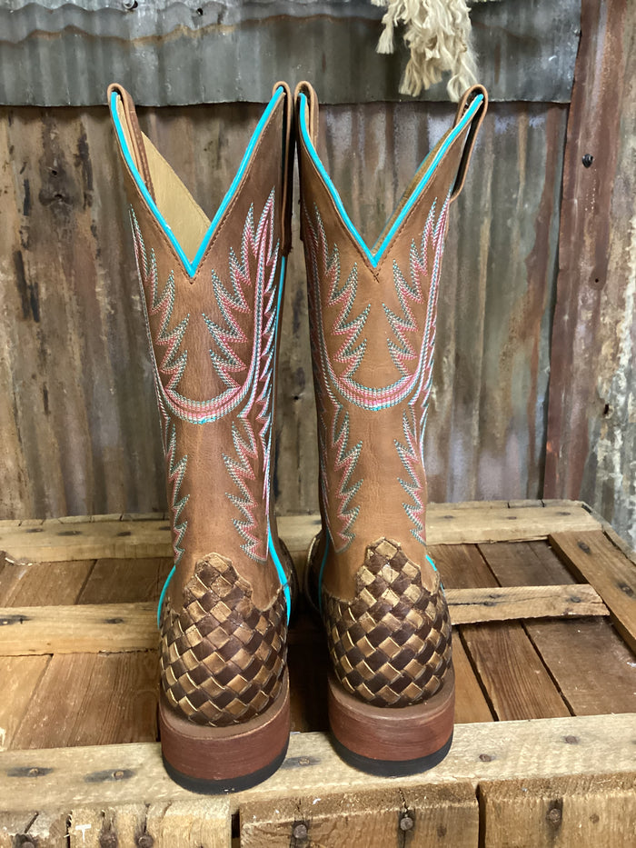 Macie Bean Solo Shot Basket Weave Western Boot