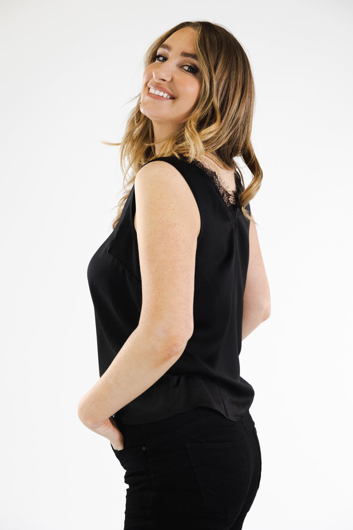 Maple Cami Top (Black)
