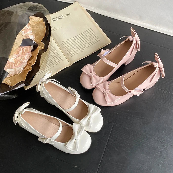Mary Jane Ballet Heels - Fashionnsio