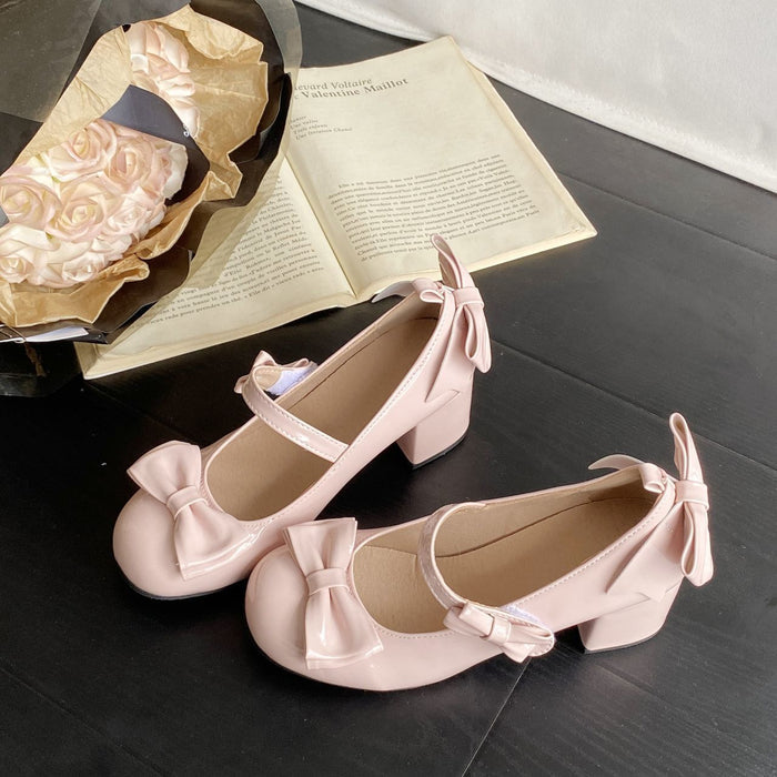 Mary Jane Ballet Heels - Fashionnsio