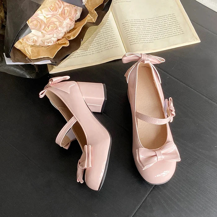 Mary Jane Ballet Heels - Fashionnsio