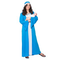 Mary Nativity Play  Christmas Womens Fancy Dress Costume One Size