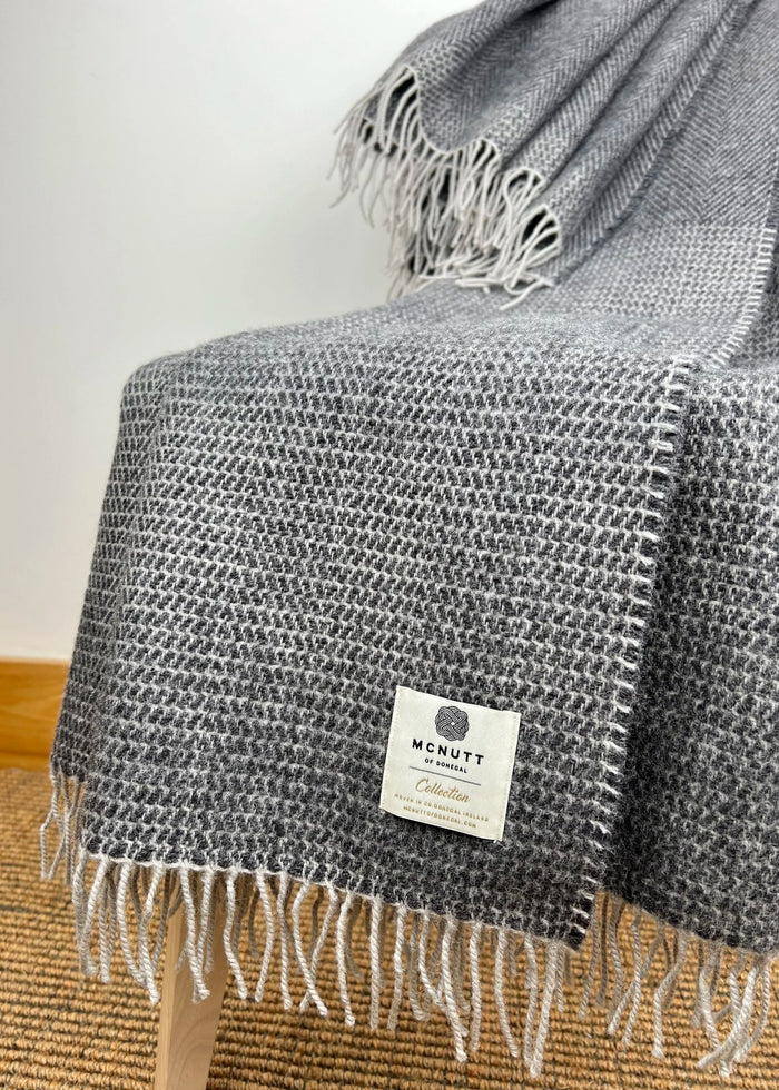 McNutt New York Wool Blanket | 100% Wool Throw