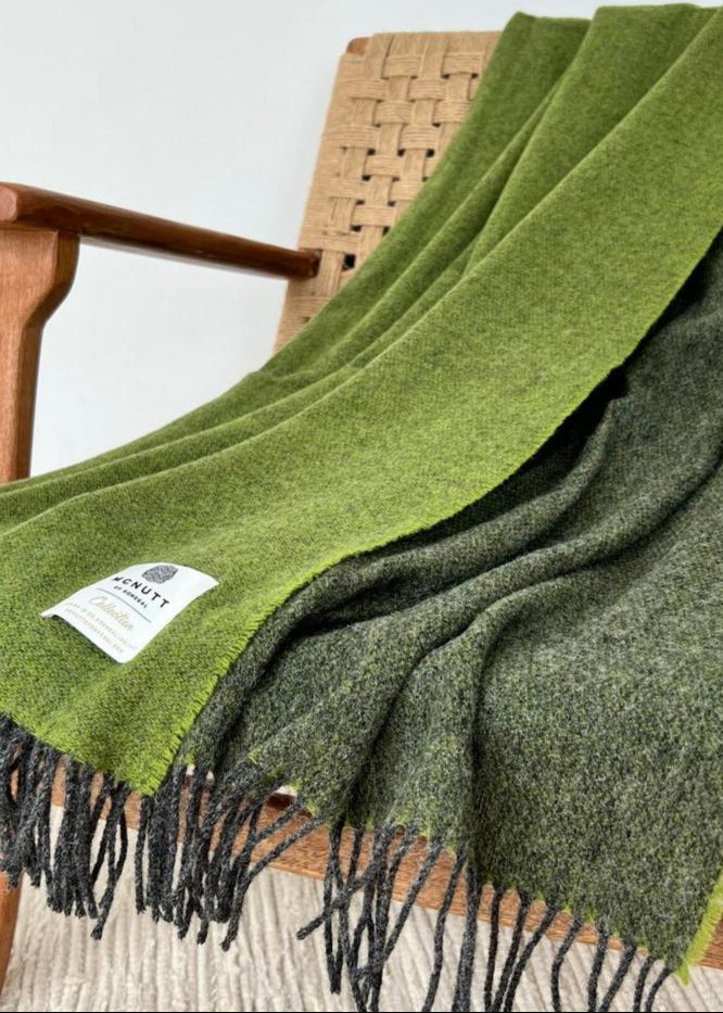 Mcnutt Reversible Blanket | Meadow Green