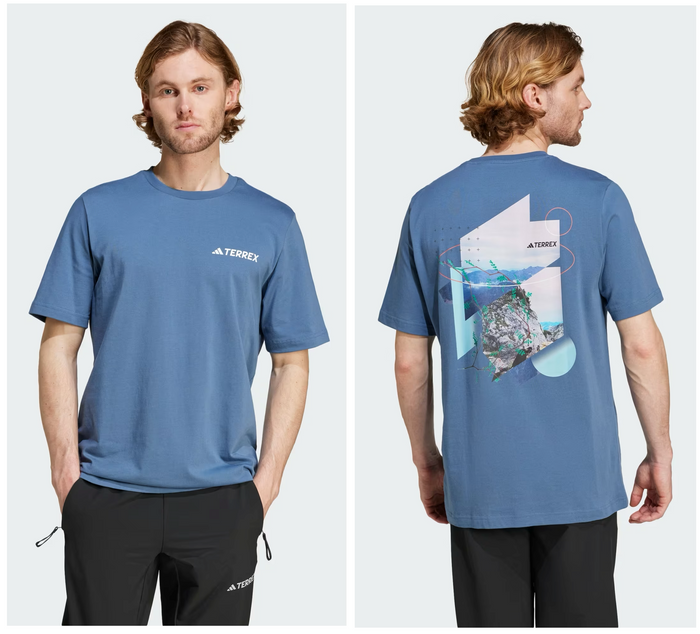 Men's Adidas Terrex Back Graphic Loose Fit T-shirt IW2722