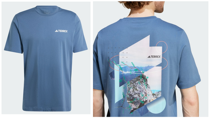 Men's Adidas Terrex Back Graphic Loose Fit T-shirt IW2722