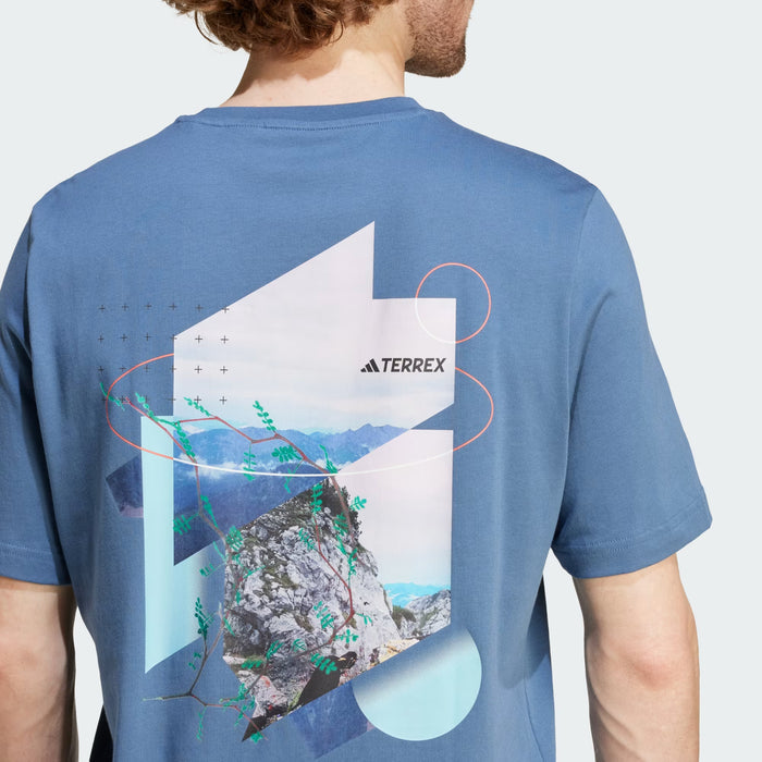 Men's Adidas Terrex Back Graphic Loose Fit T-shirt IW2722