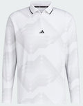 Men's Golf Long Sleeve Print Polo Shirt IM7261