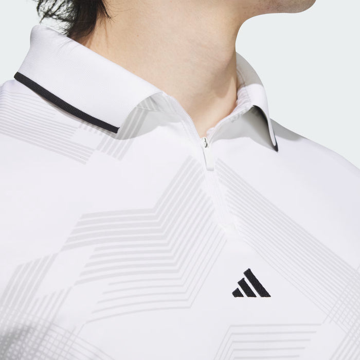 Men's Golf Long Sleeve Print Polo Shirt IM7261