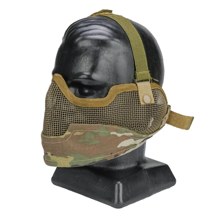 Mesh Multi Camo Mask - Film Production Used - Collectables & Rarities