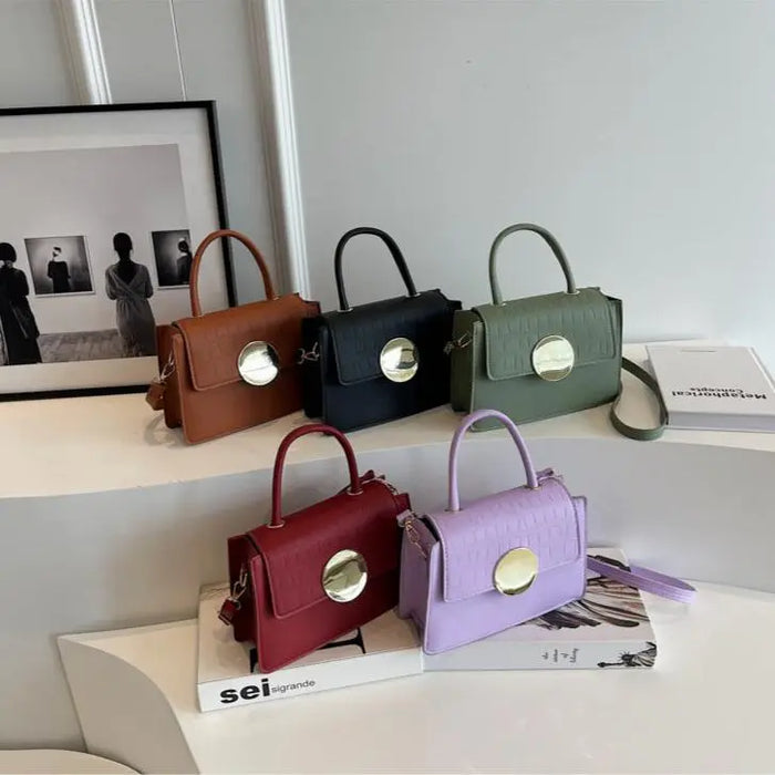 Metal Decor Embossed Handbags/Sling bags fashionnsio