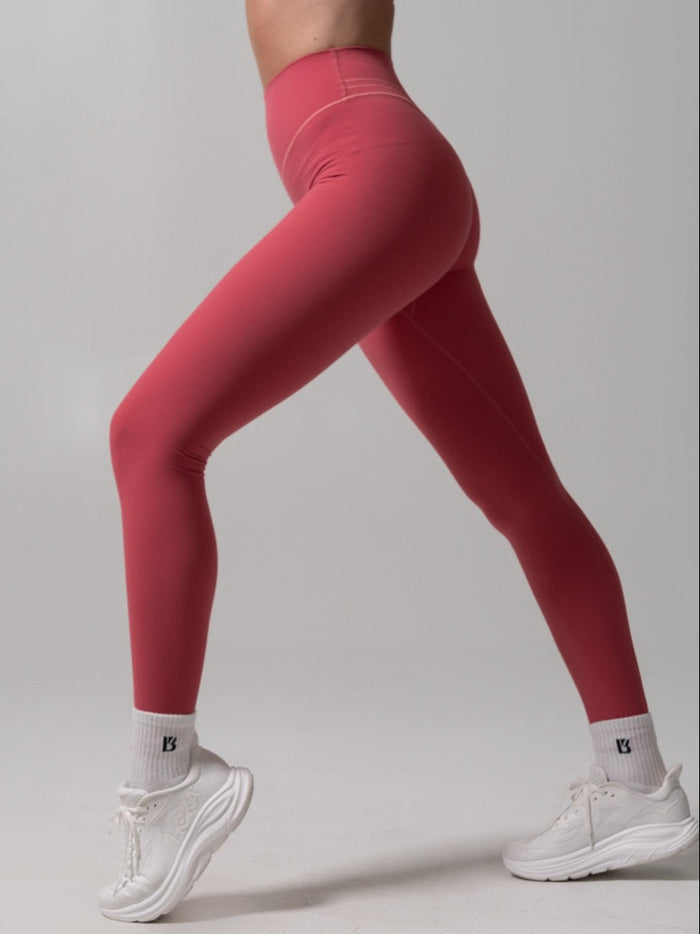 Micro Legacy Legging - Burnt Sugar and Rose Blush