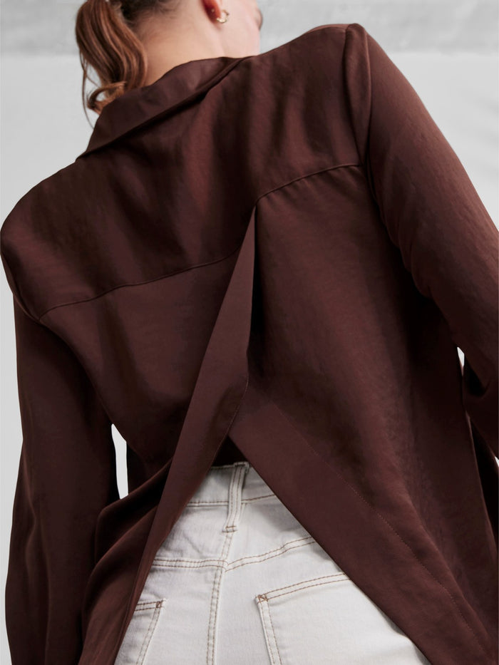 Mina Shirt (Chicory Coffee)