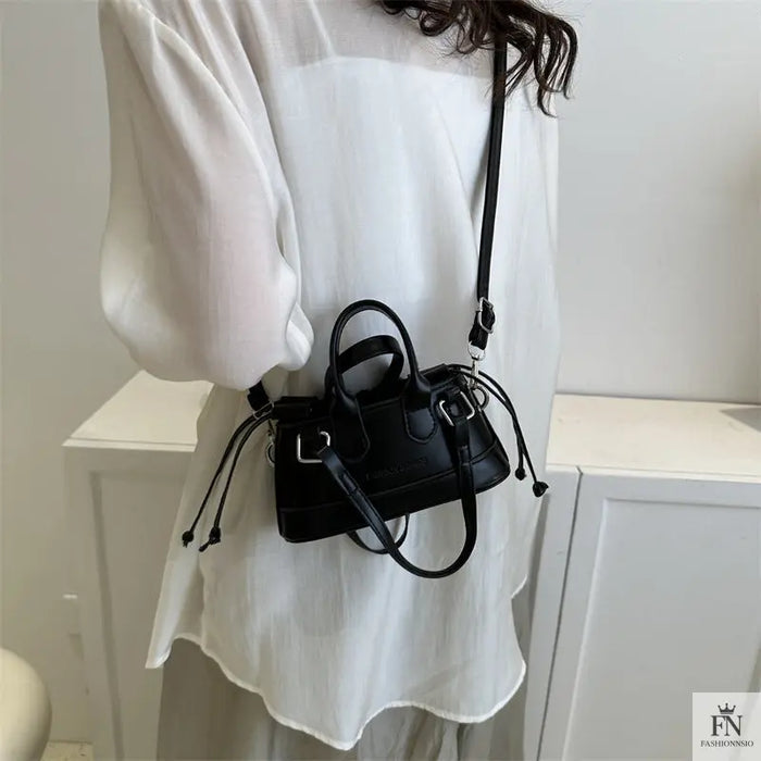 Mini Drawstring Bucket Handbags/Crossbody Bags - Fashionnsio