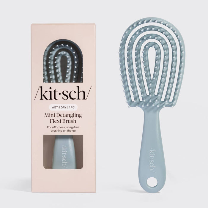 Mini Haze Blue Flex Detangling Brush