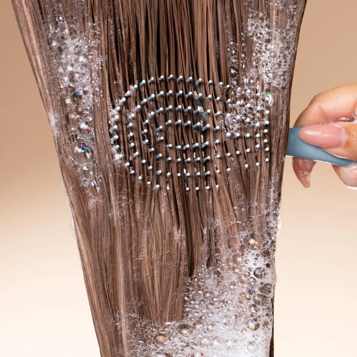 Mini Haze Blue Flex Detangling Brush