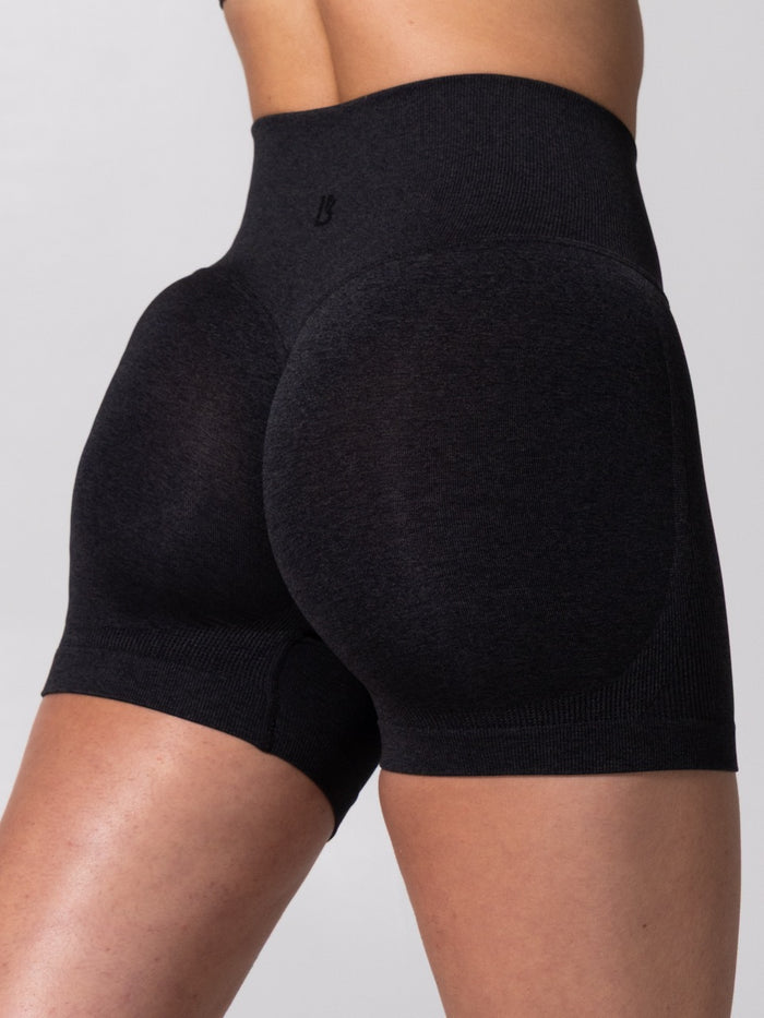 Miracle Seamless Short 4.5" - Heather Charcoal