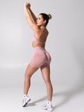 Miracle Seamless Short 4.5" - Heather Rose Water