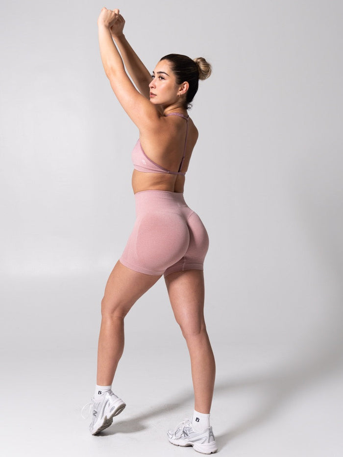 Miracle Seamless Short 4.5" - Heather Rose Water