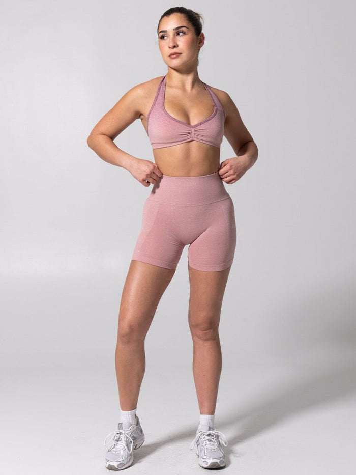 Miracle Seamless Short 4.5" - Heather Rose Water