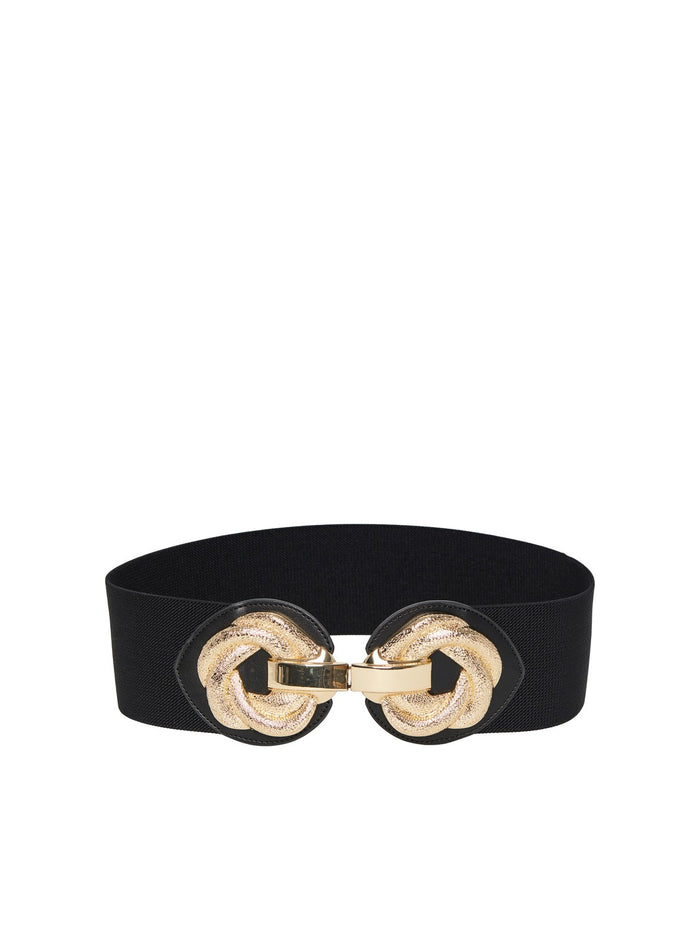 MITTE ELASTICATED BELT (BLACK & GOLD)