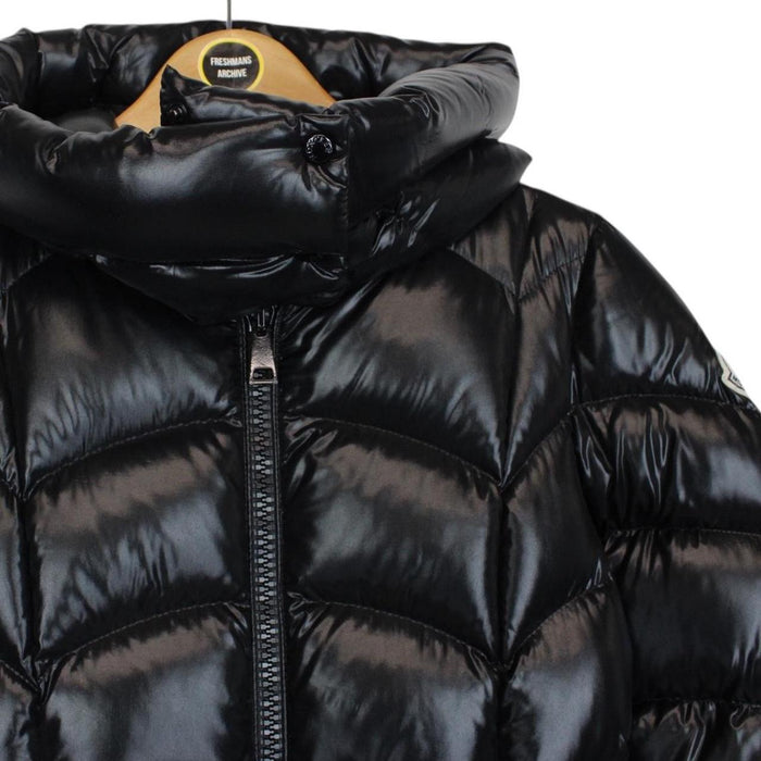 Moncler Akebia Black Full Zip Hooded Down Jacket