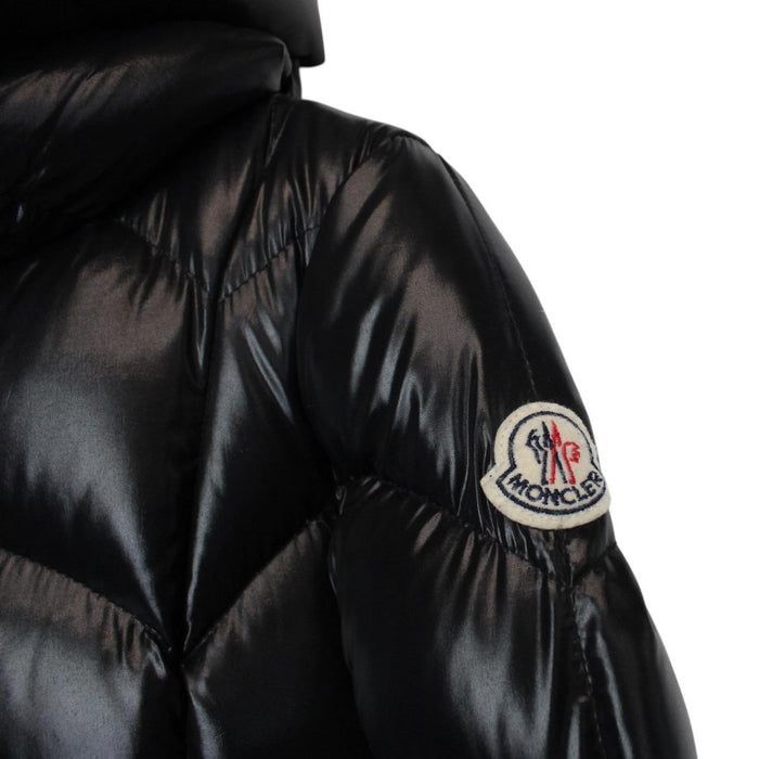 Moncler Akebia Black Full Zip Hooded Down Jacket