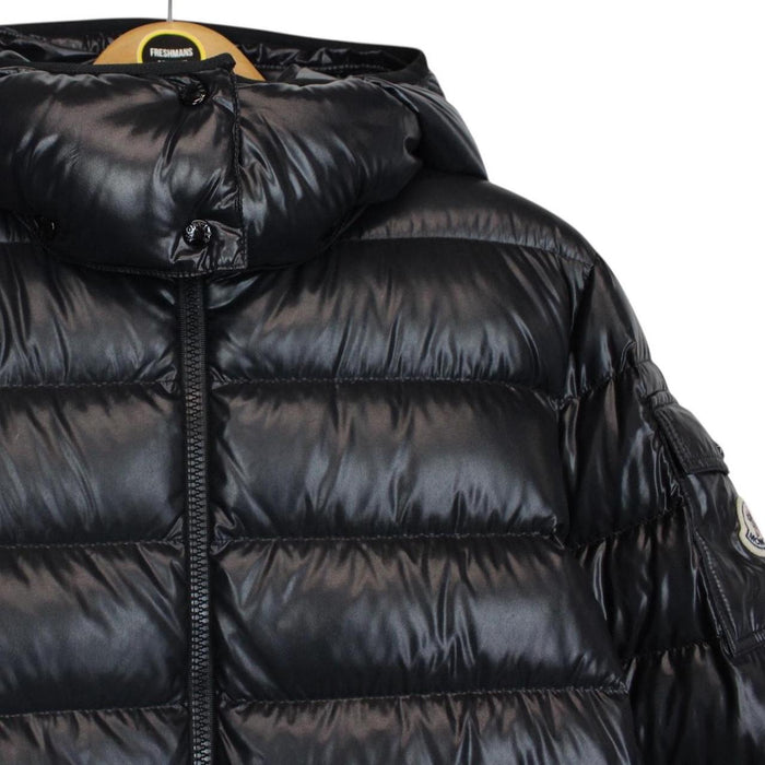 Moncler Bady Black Full Zip Short Down Puffer Jacket