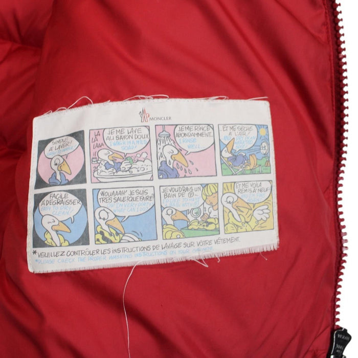 Moncler Red Down Dupress Gilet / Bodywarmer Jacket