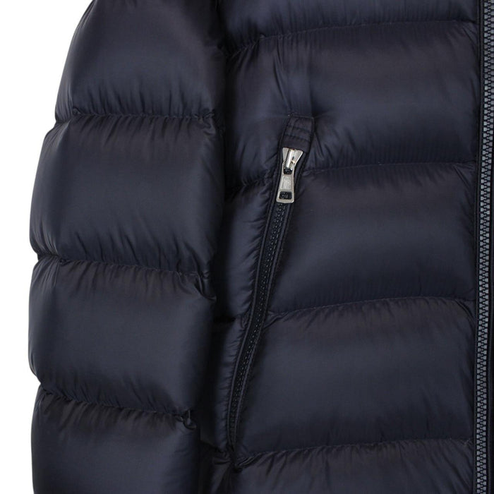 Moncler Jeanbart Navy Blue Full Zip Hooded Down Jacket