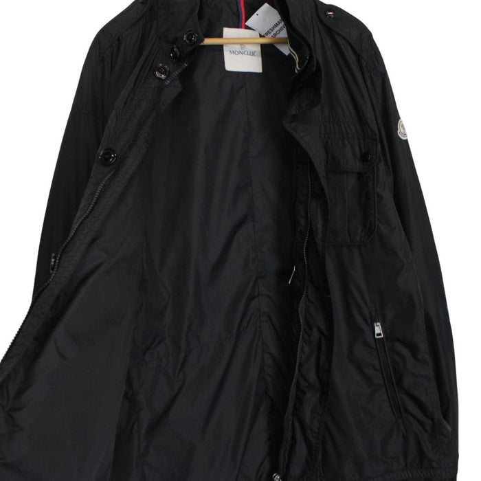 Moncler Black Mate Full Zip Multi Pocket Jacket