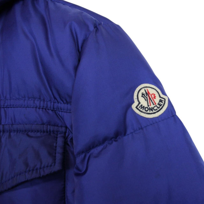 Moncler Thomas Blue Full Zip Hooded Down Jacket