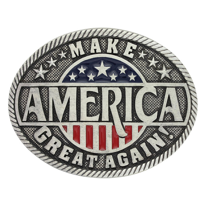 Montana Silversmiths Make America Great Again Attitude Buckle