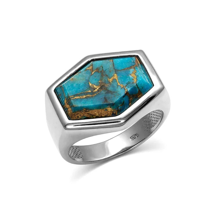 Montana Silversmiths Sterling Lane Fearless Turquoise Ring
