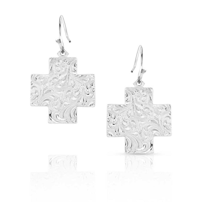 Montana Silversmiths Within the Storm Geometric Earrings