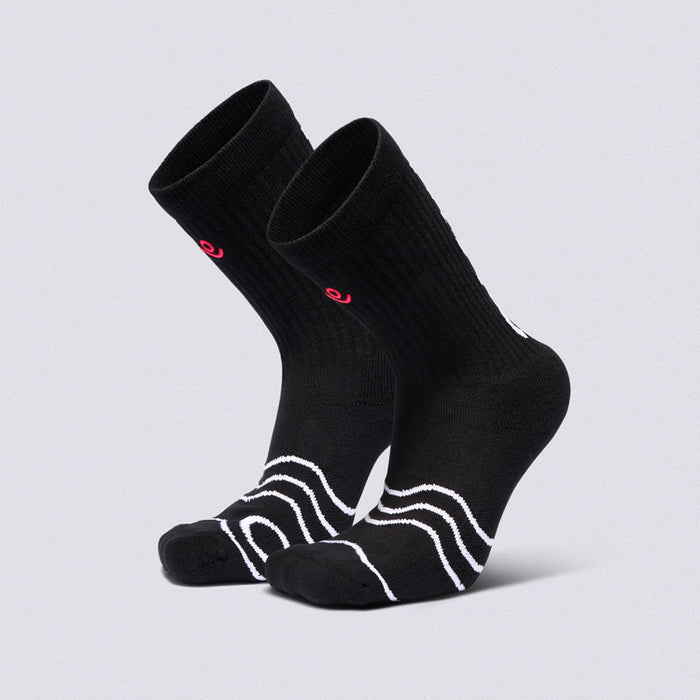 Move Baseline Crew Socks - Black