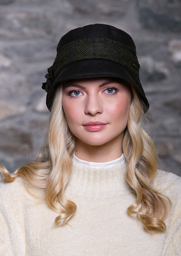 Olive Green Kate Wax Hat Mucros