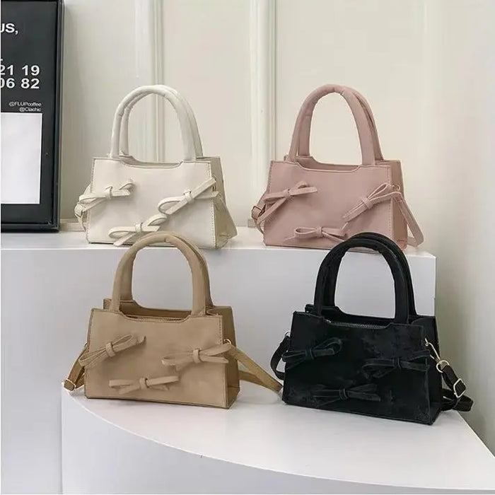 Multi Bow Fashionable Handbags fashionnsio