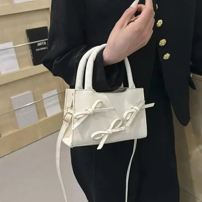 Multi Bow Fashionable Handbags fashionnsio